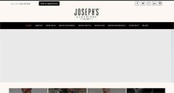 Desktop Screenshot of josephsclothiers.com